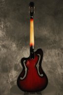 1960's Ampeg AMUB-1 unfretted/fretless AMB-1 Bass Cherry-Red