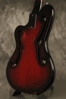 1960's Ampeg AMUB-1 unfretted/fretless AMB-1 Bass Cherry-Red