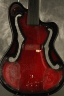 1960's Ampeg AMUB-1 unfretted/fretless AMB-1 Bass Cherry-Red