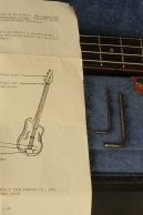 1960's Ampeg SSB-1 short scale bass with F-holes